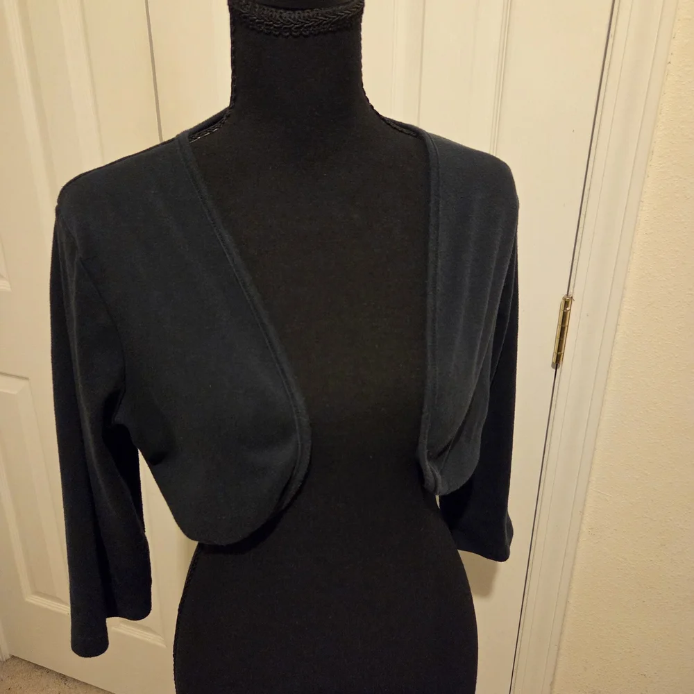 Off BLACK Bolero Jacket - Picture 2 of 3